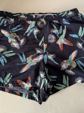 Patagonia Black Parrot-Print Women’s Shorts
